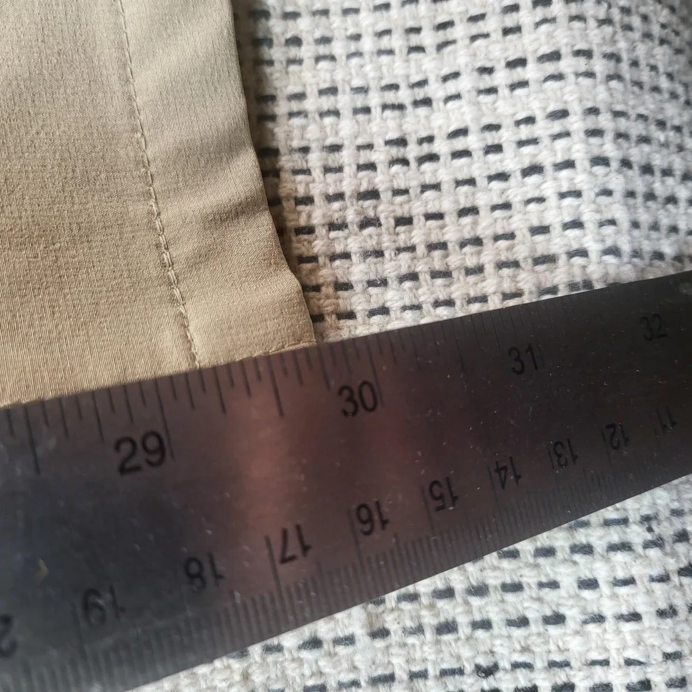 Mizzen+Main Pants Mens 32x32 Khaki Helmsman Slim Performance Stretch‎ Chino Golf
